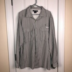 ExOfficio Mens Shirt Fishing Hiking Camping Long Sleeve Size XL Gorpcore Utility
